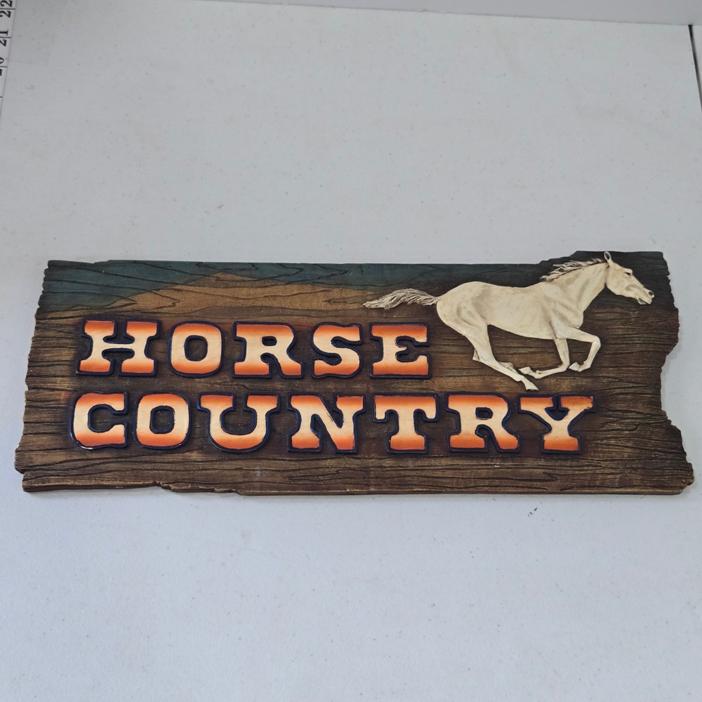 Vanmark Horse Country Wall Plaque Branding Iron Collection Rustic Western Decor